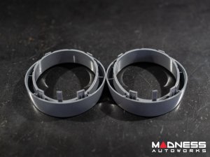smart fortwo Instrument Trim - Pod Trim Rings - 451 - Grey (Platinum)